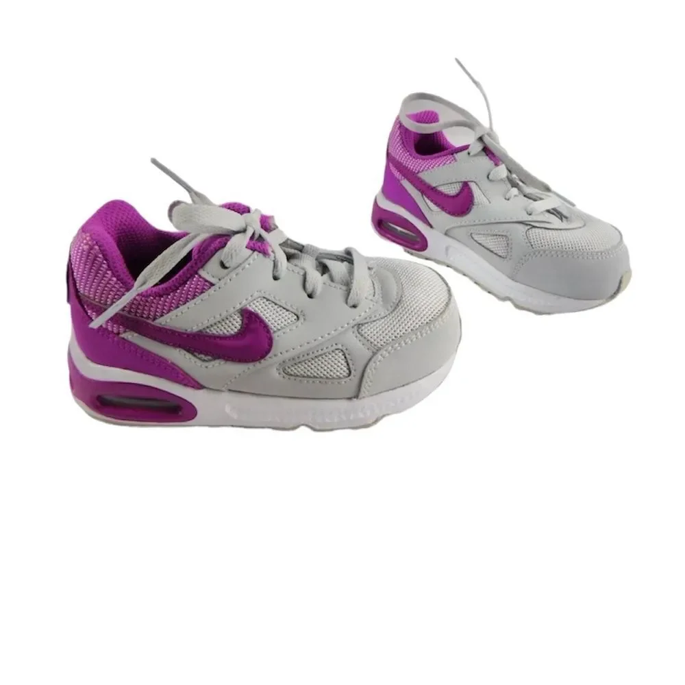 NIKE TODDLER'S AIR MAX IVO PURPLE WHITE SNEAKERS SZ. 8C
